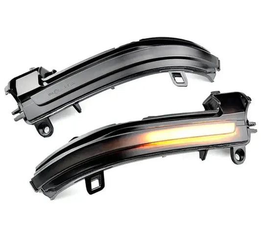 Black LED Dynamic Mirror Lighting Light Turn Signal For BMW M Sport F Series