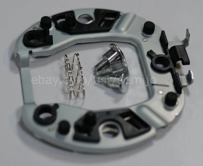 BMW F Series steering wheel bracket plate holder with mounting screws and spring