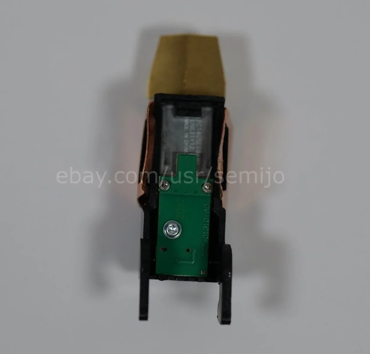 BMW F Series steering wheel vibration module for lane assist on white background