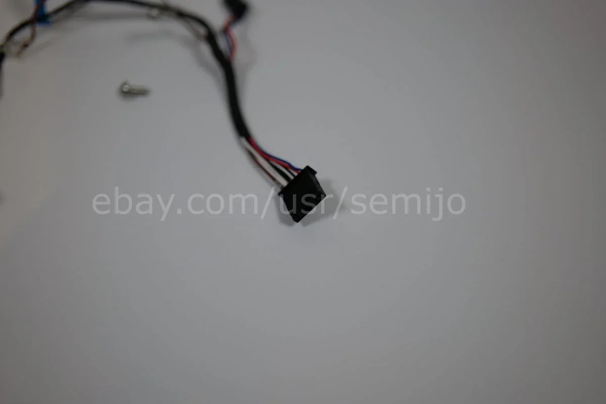 BMW F Series steering wheel wiring cable with connectors on white background