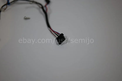 BMW F Series steering wheel wiring cable with connectors on white background